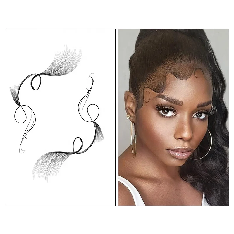 Оптовая продажа, профессиональный трафарет для татуировок, термокопировальный аппарат, Переводные края для волос ребенка