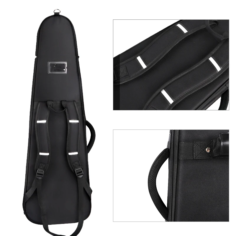 Customized Portable Musical Instrument Performance Bass Guitar Case  Electric Guitar Case