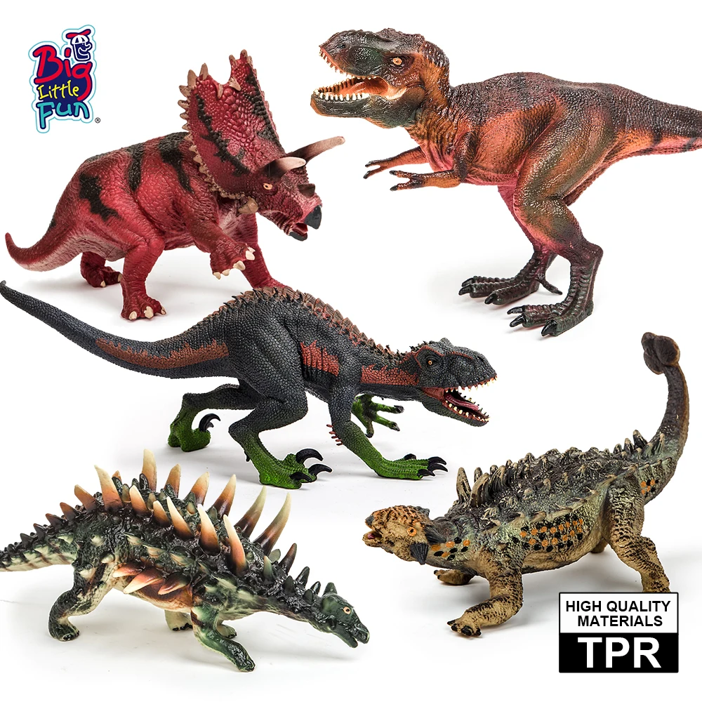 squeeze wild animals rubber toy dinosaurs soft stuffed toys