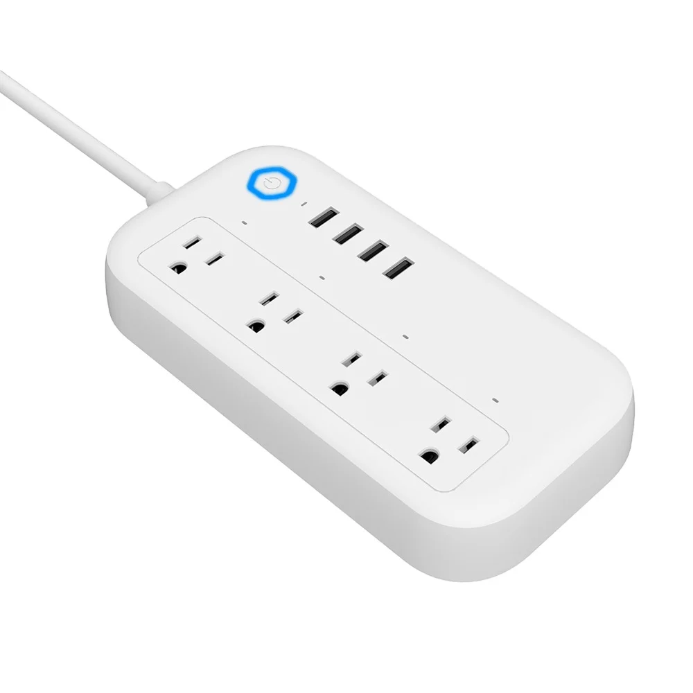 RSH Tuya Wifi Smart Socket Power Strip With 4 USB Ports Multi-Plug Smart Life