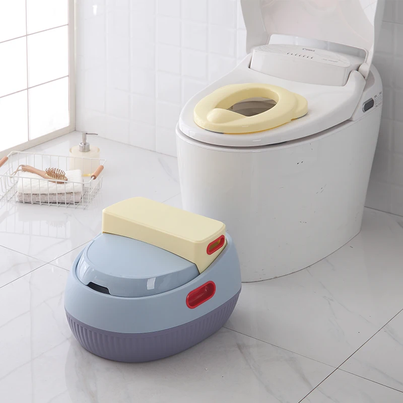 3 In 1 Baby Chair Plastic Toilet Seat Kids Simulation Training Potty For Children