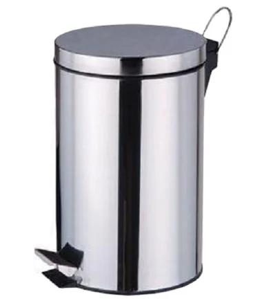 Indoor Home Hotel Stainless Steel Pedal Round and Square Metal Trash Bin 3L 5L 12L 20L 30L