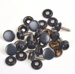 Поставка с фабрики PRYM 15 мм серебристо-черный караван для яхты оснастки крепеж с винтами нажмите шпильки кнопки 3 части шпильки дерево к ткани