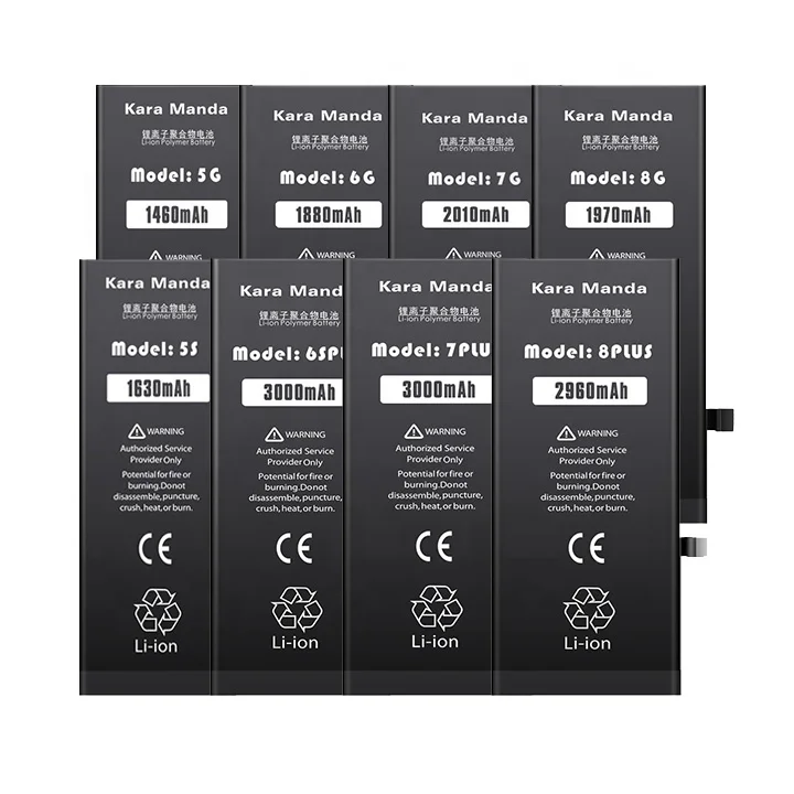 Оригинальный запасной цифровой аккумулятор OEM для сотового телефона iPhone 5 5s 5c 6 6s 6 plus 7 7 plus 8 8 plus X 11