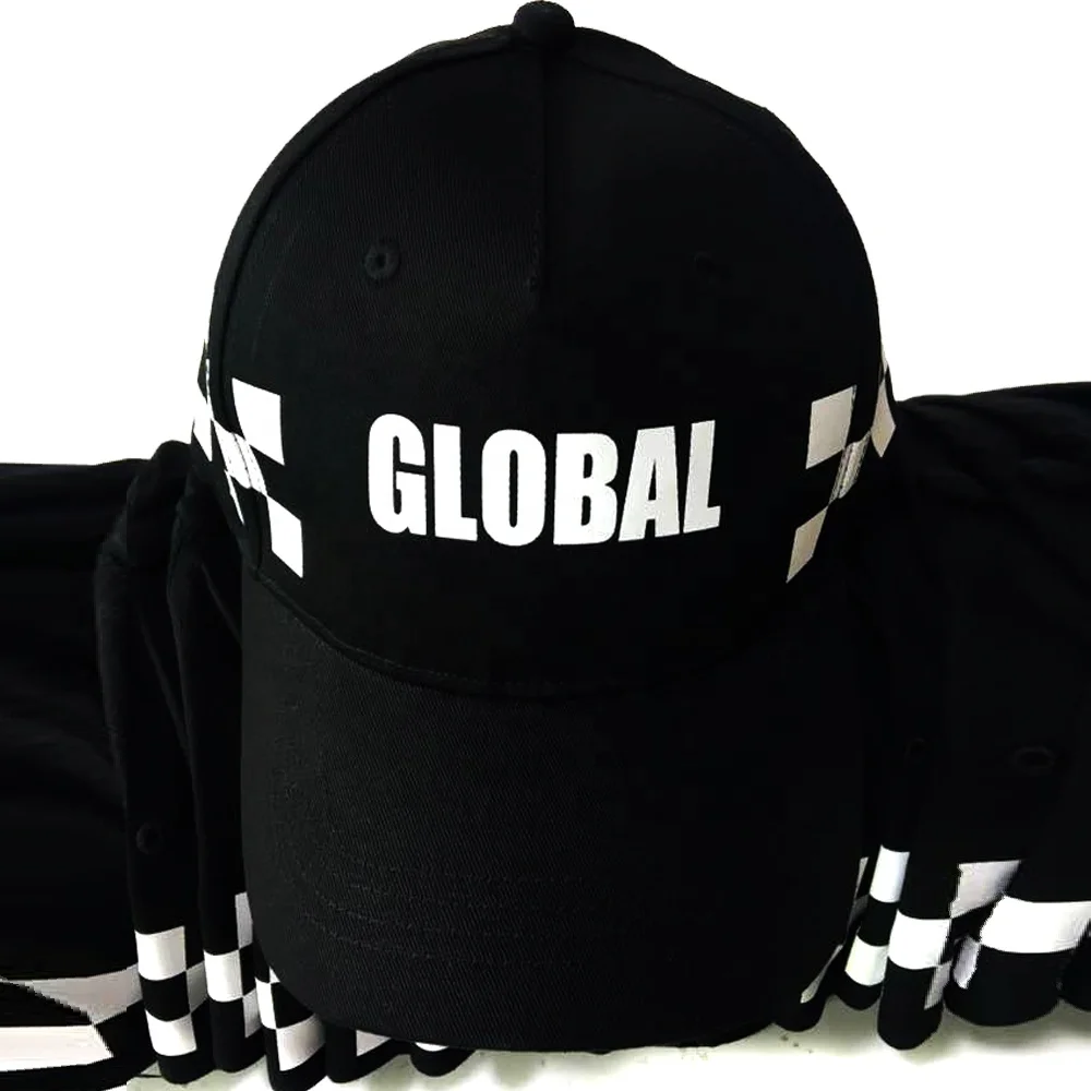 Wholesale Flat Hip Pop Sports Caps Fashion Custom Blank Flat Brim 6 Panel Snapback Cap