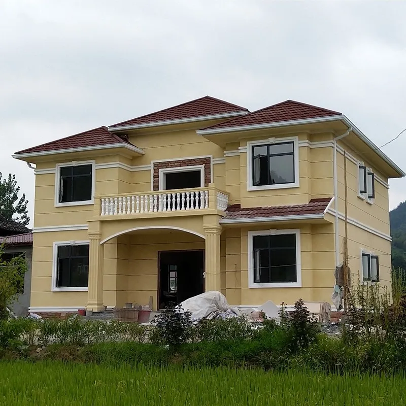 
BS Standard steel structure house prefabricated steel villa 