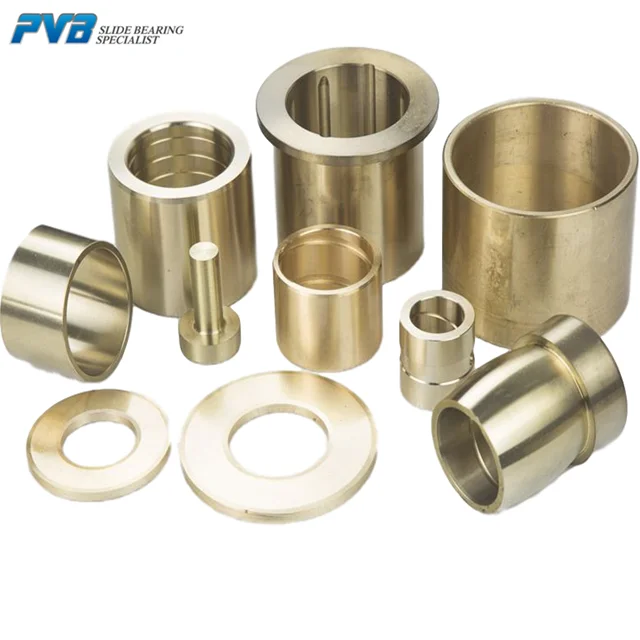 bronze bush CuSn12,flange lubricating bushing C93800, casting bronze bearing with oil grooves