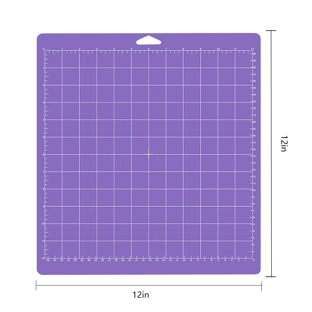 12 x 12 Cutting Mat for Cricut, Gridded Adhesive Non-Slip Cut Mat Replacement Accessories Set for Craft Silhouette Cameo