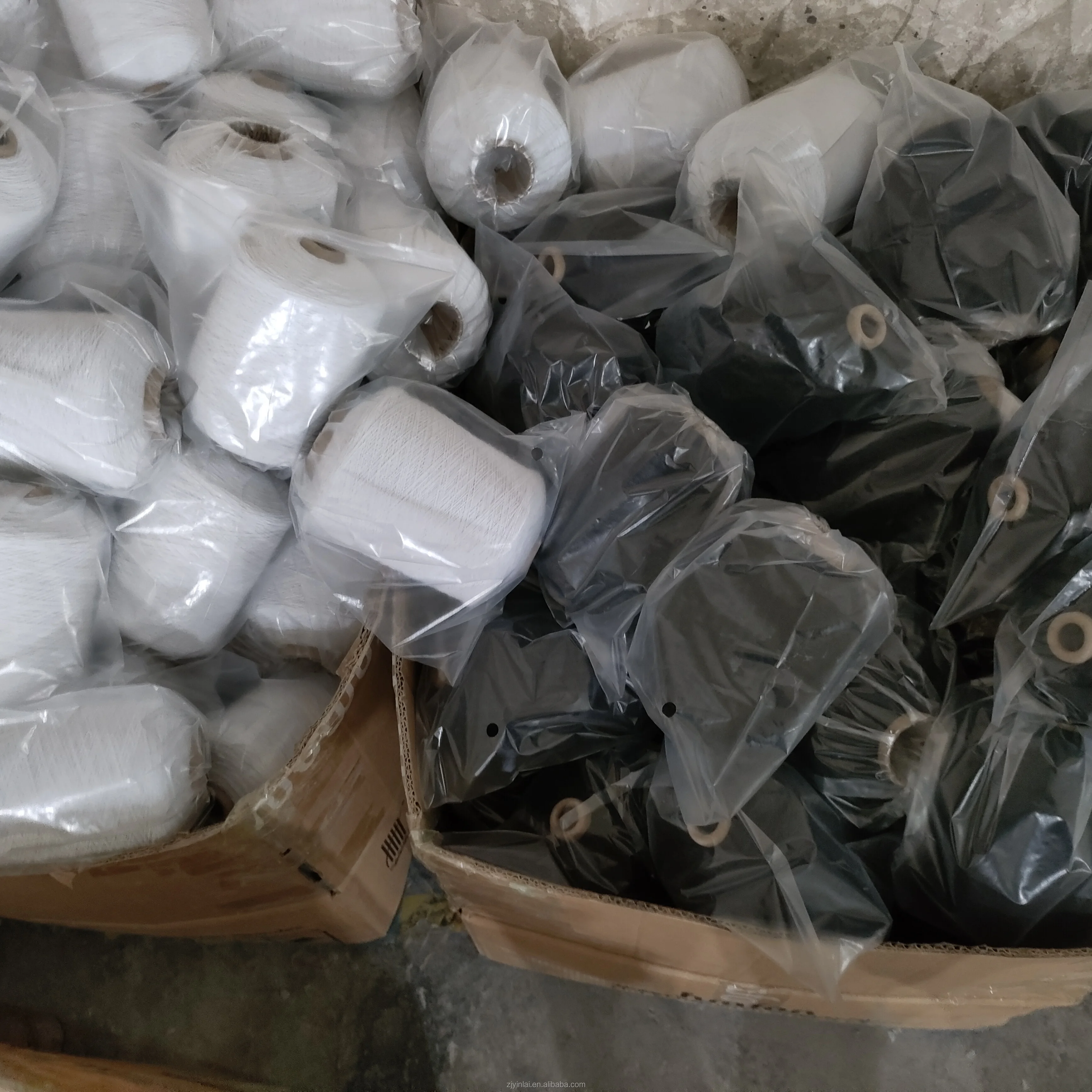 Rubber Covered Knitting Yarns 907575 Elastane Double Covered Spandex Yarn for Socks