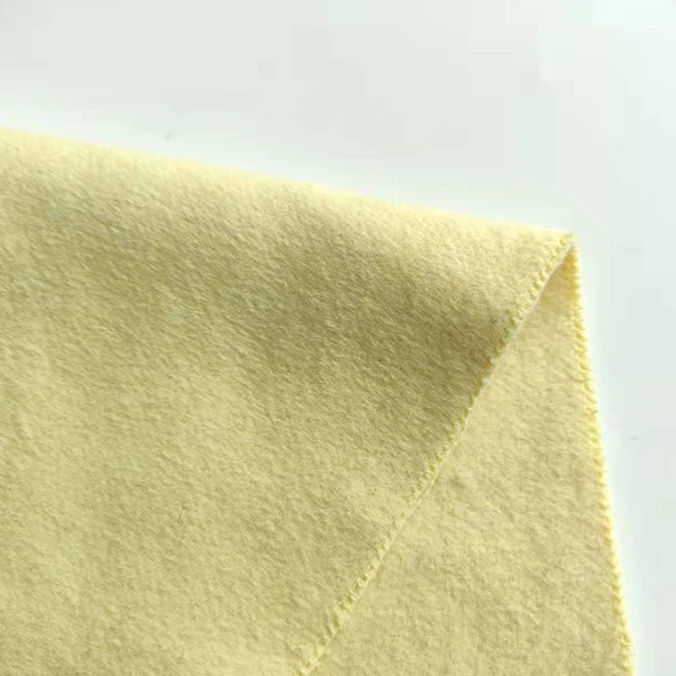 100% polyester flannelette woven fabric wholesale for blanket overcoat sweater