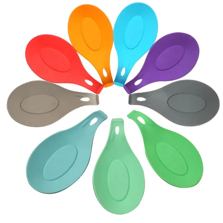Non Slip Silicone Spoon Rest Spoon Holder Ladle Holder