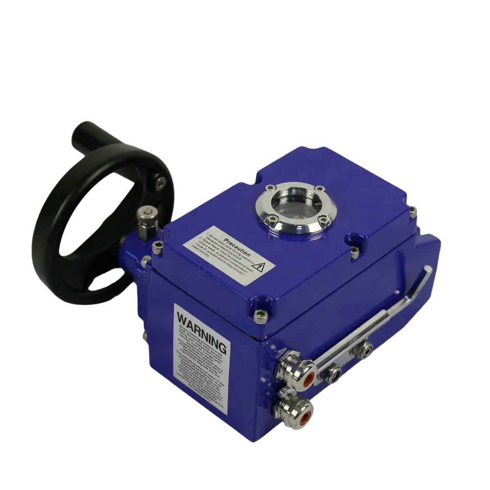 12 volt electric actuator quarter-turn 4-20 ma modulating type on off type