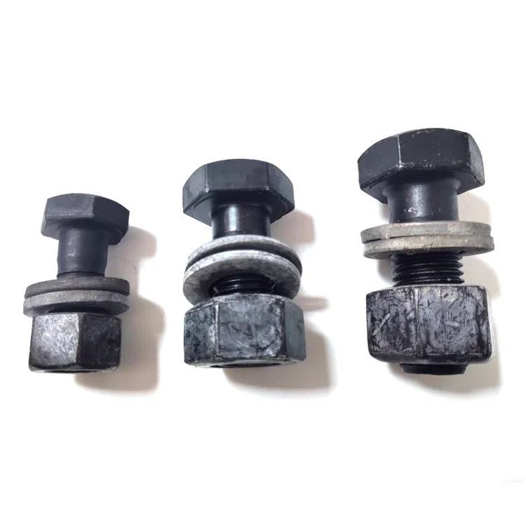 HBLJ DIN7990 steel structure bolts and nuts Black Heavy Hex Bolt ASTM A325 Steel Structural Bolt