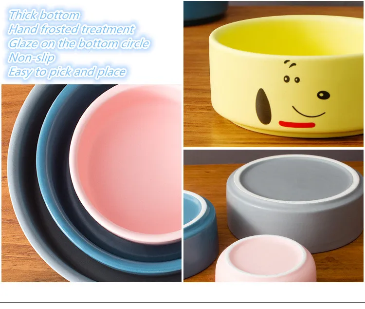 Pet Feeder Dog And Cat Supplies Bowl Pet Bowls & Feeders Ceramic Pet Bowl