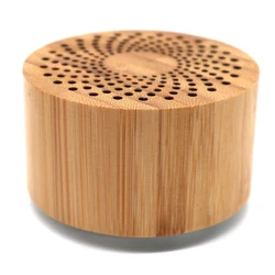2020 Popular 3w mini bamboo speaker portable hands free wireless speaker
