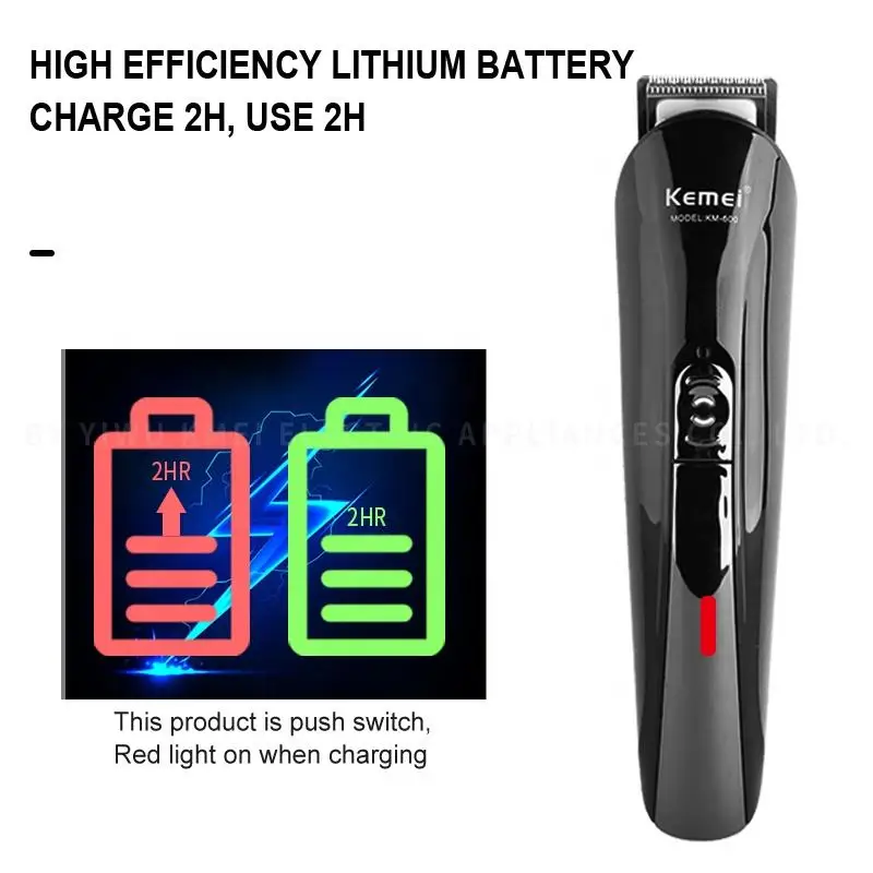 Kemei KM-600 11 in 1 Multifunction Hair Clipper Professional Hair Trimmer Electric Beard Trimmers Hair Cutting Machine Wholesale