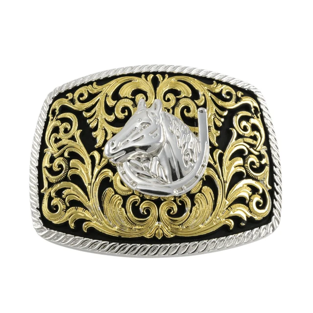 Custom Hebilla De Cinturon Hebillas Vaqueras Metalica Personalizadas Western Cowboy Logo Metal Belt Buckle