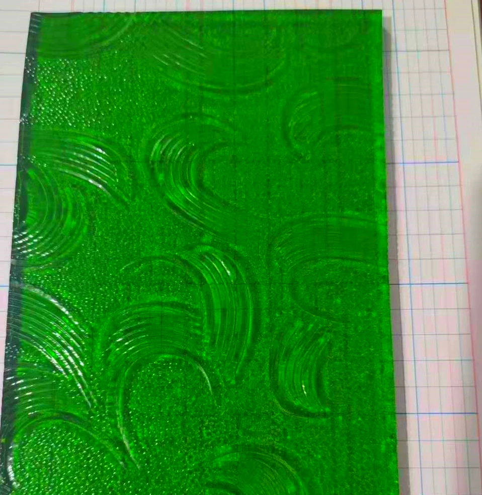 4mm 5mm 6mm 8mm 10mm Obscure Decorative Moru Pattern Glass Sheet for Door Large Size clear Ribbed Pattern Tempered Glass