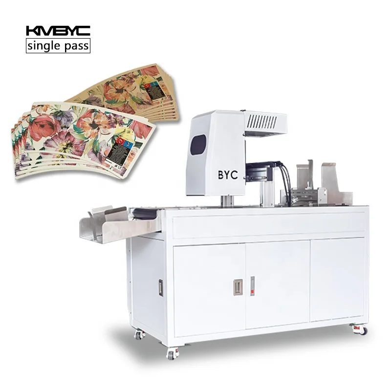 Single Pass Printer Paper Cup Sheets Uncut Cardboard Digital Inkjet High Speed Color Printing Machine