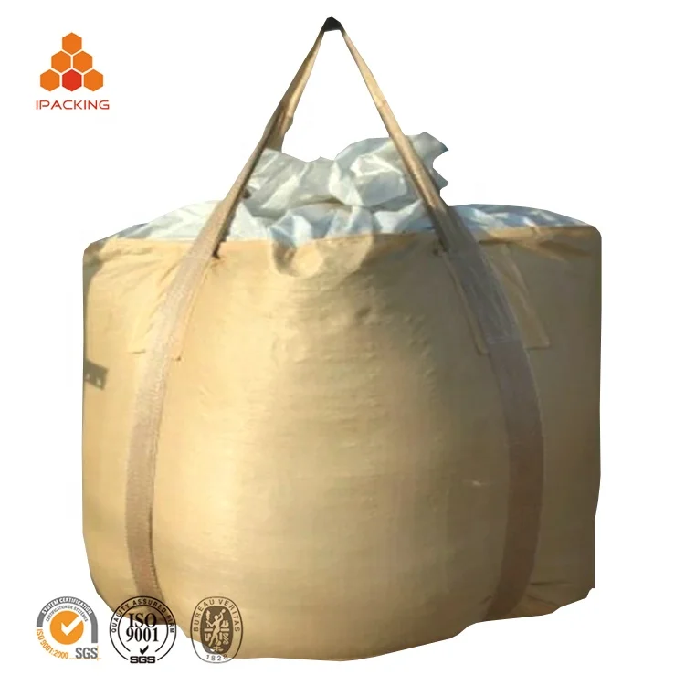 
low price 1 ton virgin pp woven high quality 2mt jumbo fibc big bag for coal cement 