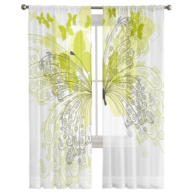 Украшение для дома прозрачные кружевные светонепроницаемые шторы с простым дизайном спальни и девушек