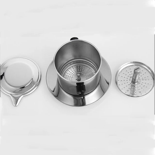 Kaffeefilter stainless steel vietnamese coffee maker phin filter dripper