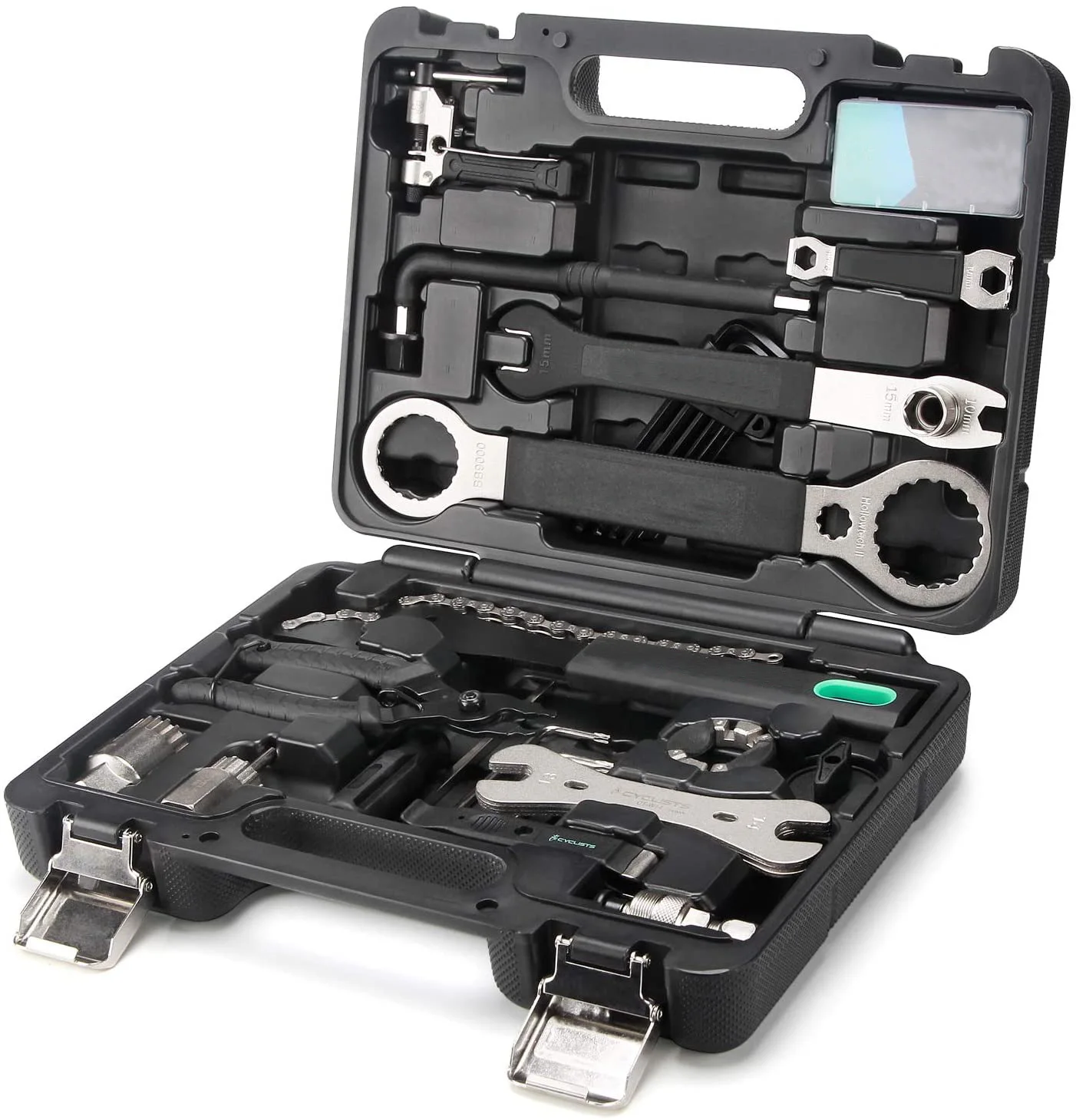 23 Piece Bike Tool Kit Bicycle Repair Box Mountain Maintenance Set With Storage