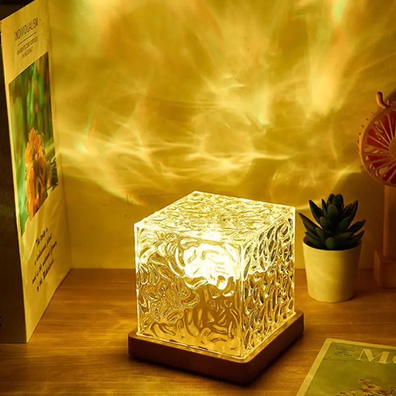Hot Sale  New LED Dynamic Aurora Nebula Star Night Lamp Water Wave Light Bedside Decorative Light