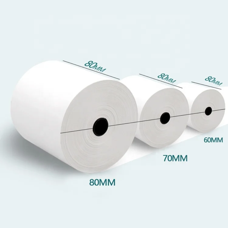 Thermal printer paper 80mm 57mm bill cashier paper printing 80X80 57X40 till roll pos atm 3 1/8 x 230 receipt thermal paper roll