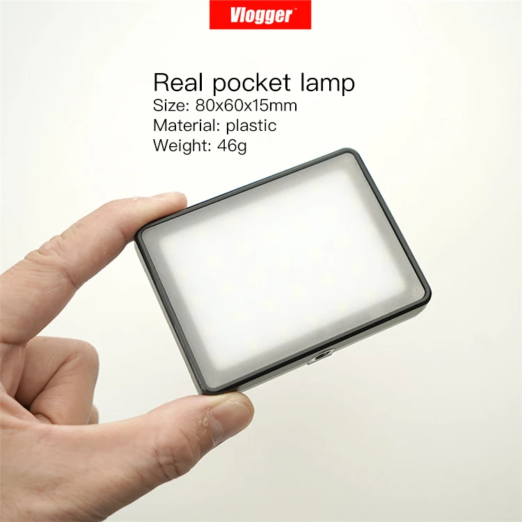 Wholesale Portable RGB to Nikon RGB light Pocket Led Fill Light Slr Camera Battery Charger Type-c Rechargeable Power Supply