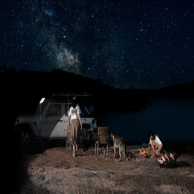 Wild Land Portable Emergency Solar Light USB Rechargeable Solar Power LED Camping Light LED Flashlight USB Power Bank Camping La