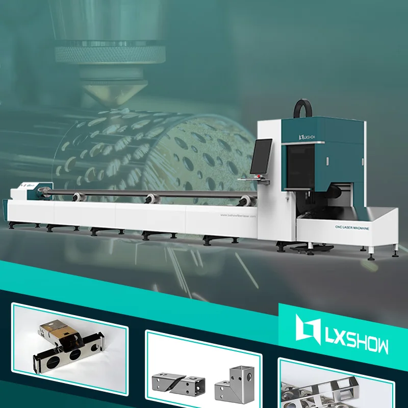 Factory price metal round square pipe 2kw fiber laser tube cutting quick laser tube cutting machine