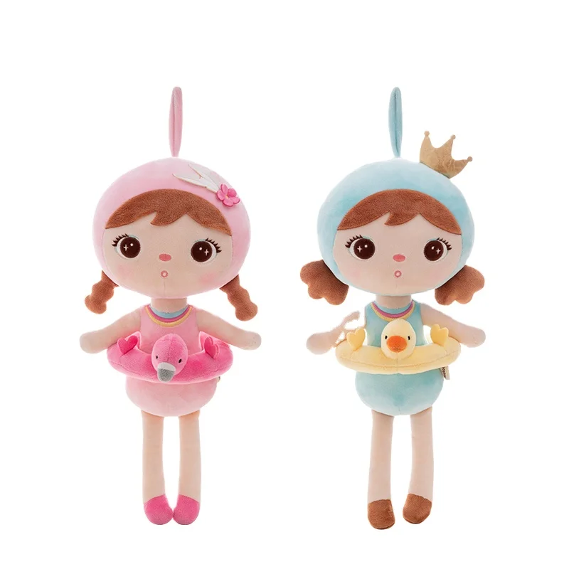 New Design Lovely Kids Girl Black Plush Doll munecas de tela Cute Plush Toys Custom Soft Toy Manufacturers Popular