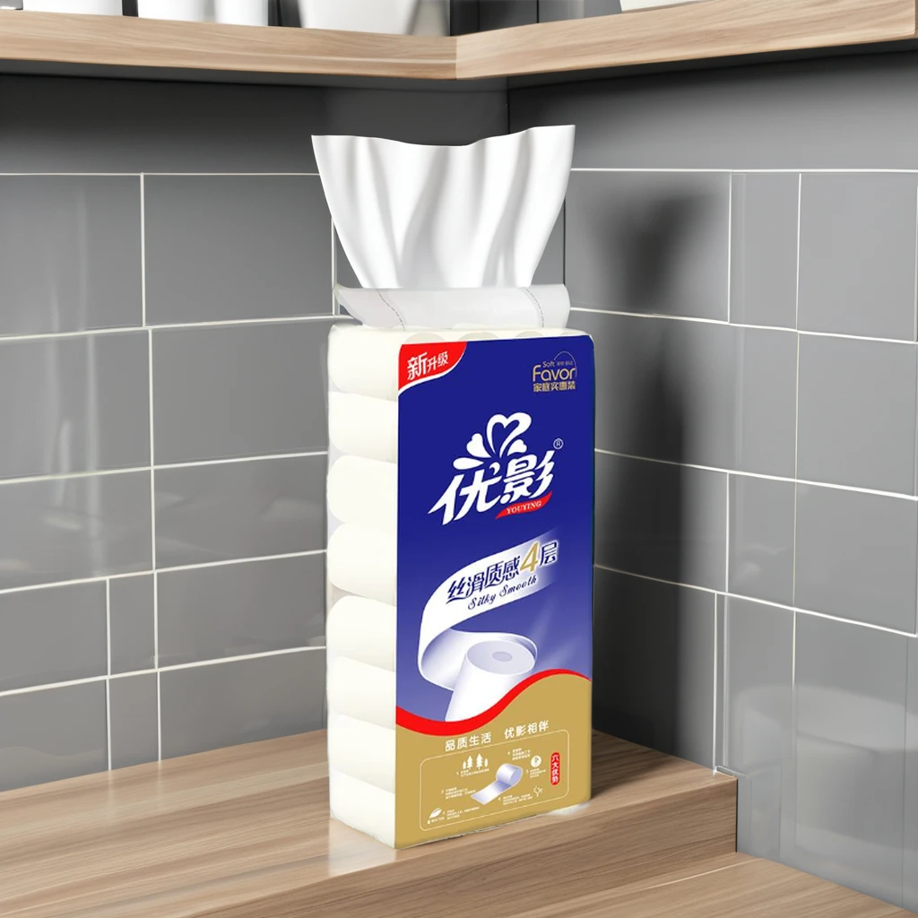 Best Price Wholesale Cheap Virgin Wood Pulp Customized 2Ply roll paper Household 300Sheets Toilet Tissue Paper