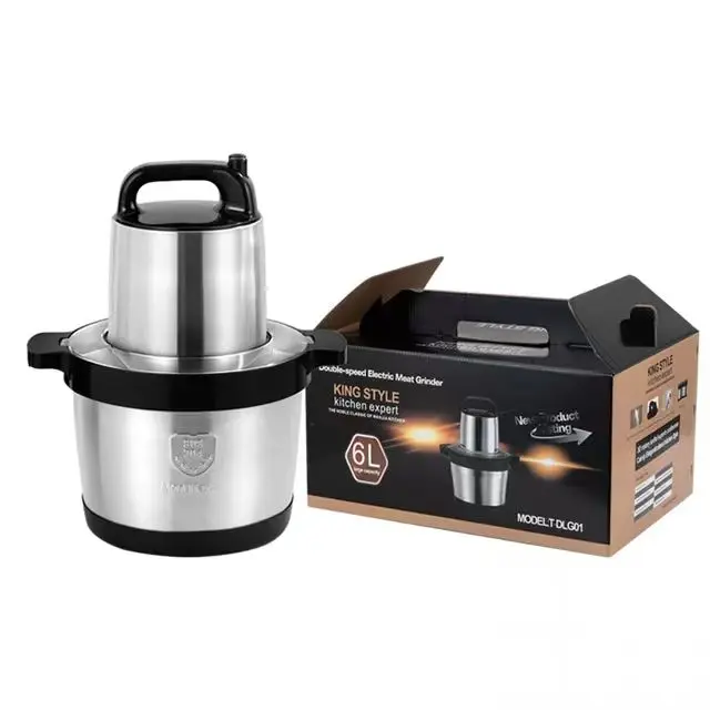 Home Kitchen Chopper Food Grinders Cheap Stainless Steel Small Best Meat Chopper Automatic 2L 3L Electric Meat Grinder For Sale