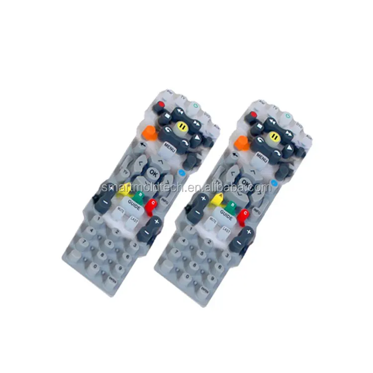 Personalized silicone-molded components Silicone buttons that can be customized in a variety of colors and designs