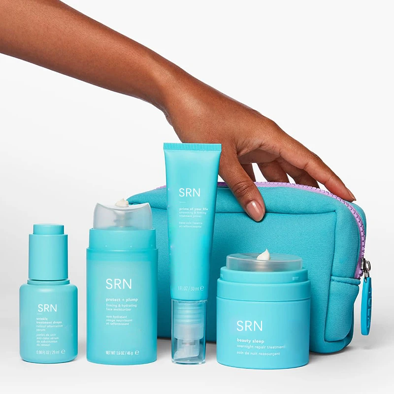 Private Label Vegan Organic Travel Smoothing Hydrating Moisturizer Skin Care Set (new)