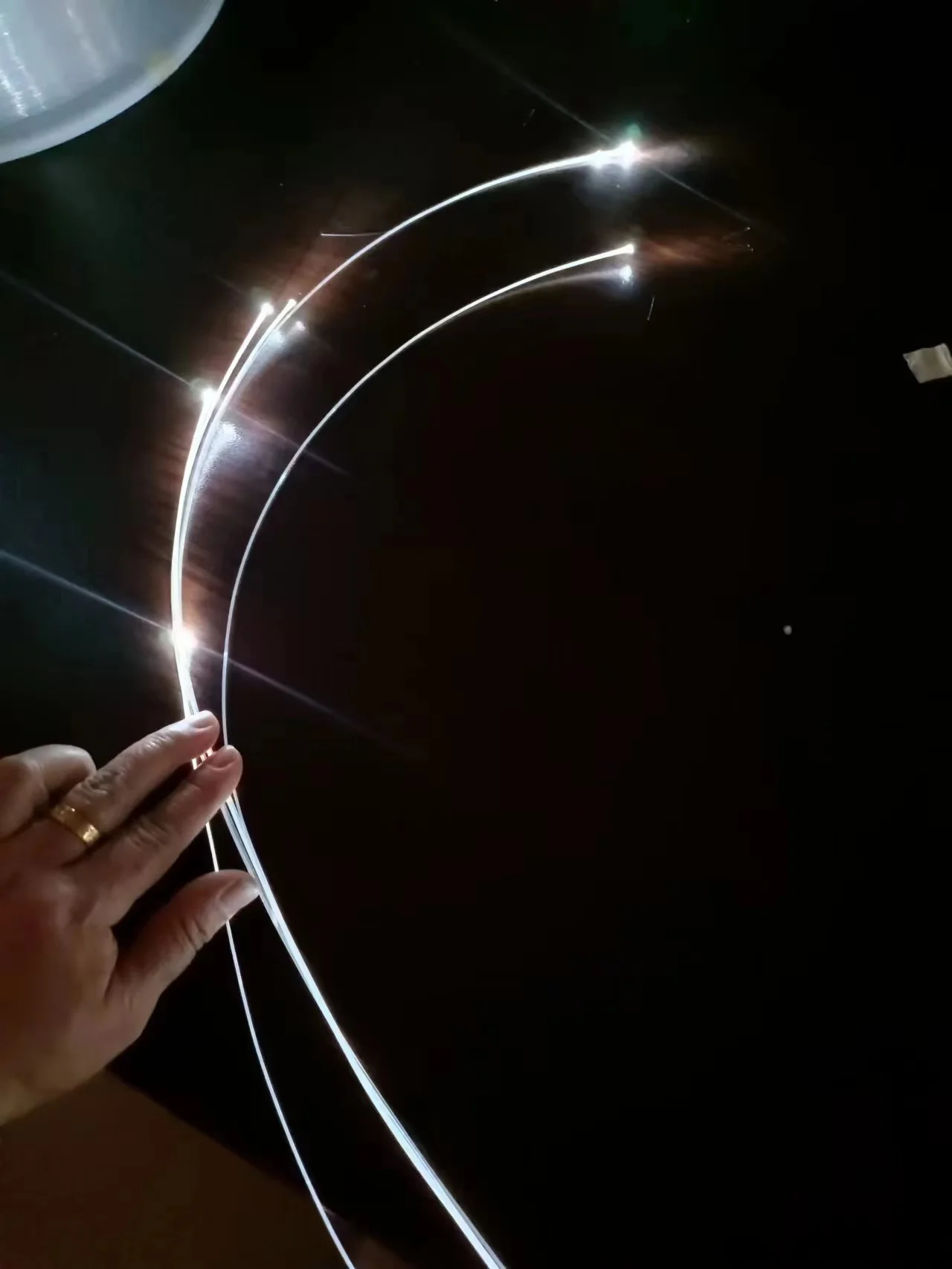 0.75mm End Glow Fiber Optic for Ceiling Light Led Fiber Optic Lights