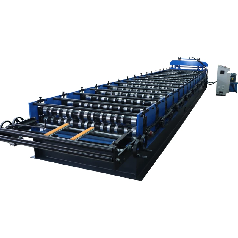 U Rib Panel PBR panel trapezoidal Metal Roof Tiles making machine Aluminum wall sheet cold roll forming machine
