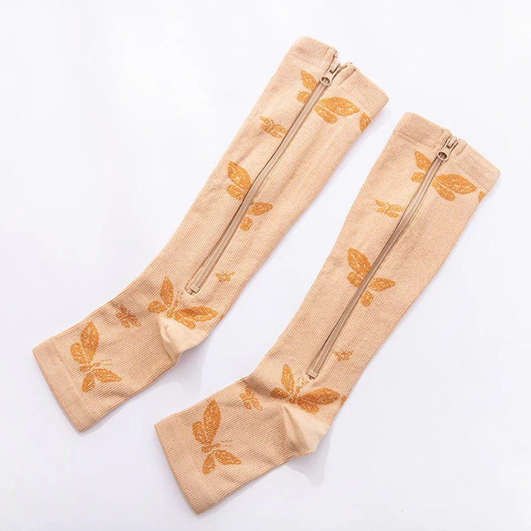 Fashion style ladies Compression Stovepipe Legs Sleep Veins Socks Stockings High Varicose Socks