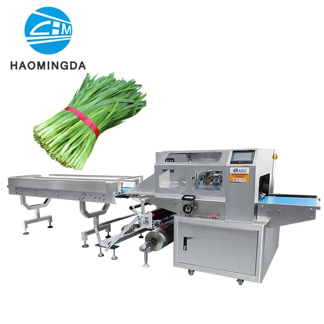Hot Sales Chives Fragrant-Flowered Garlic Leek Mint Pudina Spinach  Packing Machine Widely Used In Fresh Industry