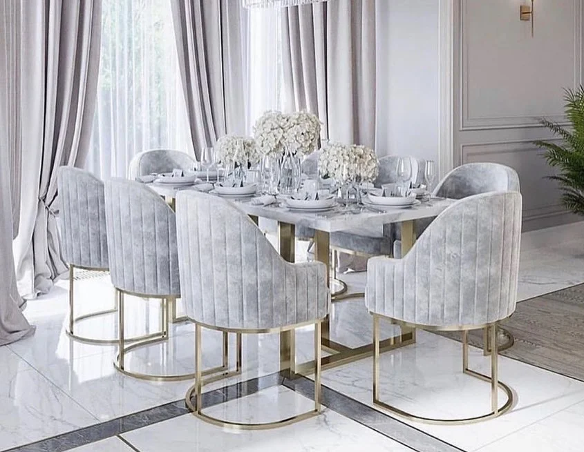 Hot Sales Luxury Gold Stainless Steel Dining Chair Baby Pink Velvet Restaurant for Home Hotel Wedding