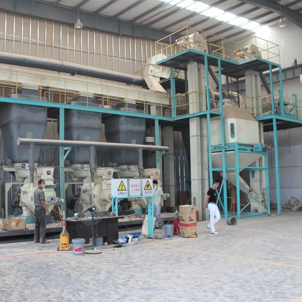 Complete Wood Pellet Production Line for hops/peanut shell/wood sawdust