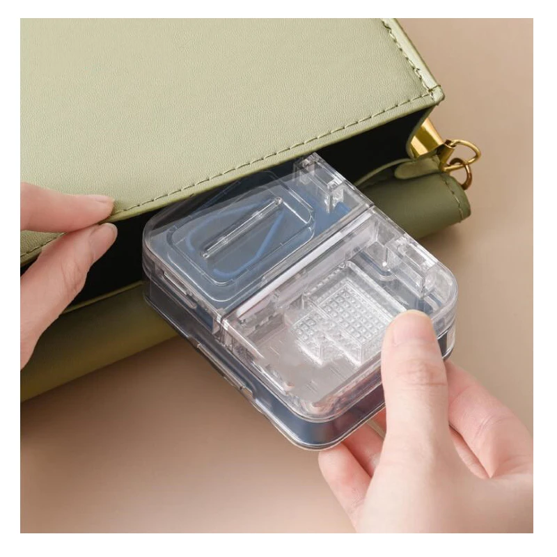 Multifunctional Tablet Grinder Powder Pill Cutter Pills Medicine Crusher Grinder Splitter Tablet Divider Cutter Storage H1119