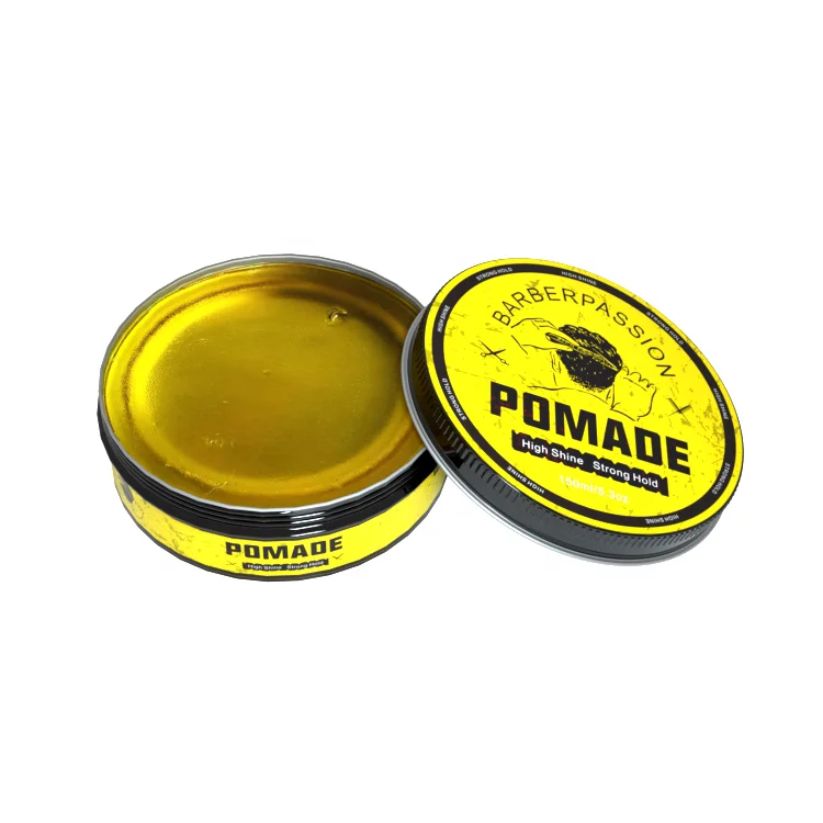 Private label leaving no ugly residue water based pomade high quality hair pomade for men without alcohol