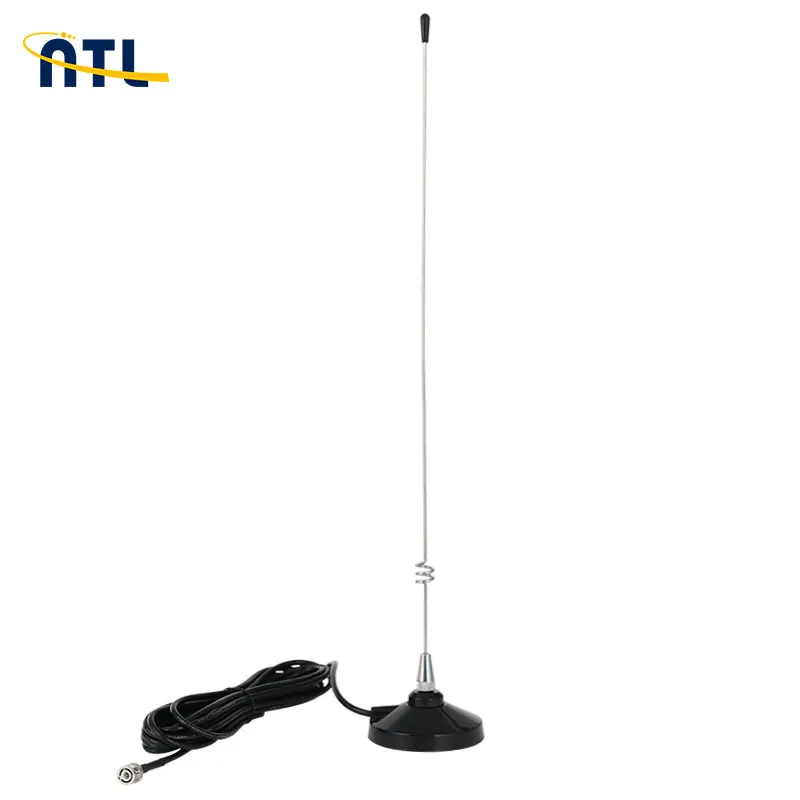 
VHF or Vhf/UHF 433Mhz mobile antenna Magnetic Base Car Antenna UHF connector; mobile antenna for communication 