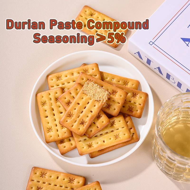Chinese Snack Durian Paste Crispy Biscuits Thin Cookies 5kg/CTN [T2]