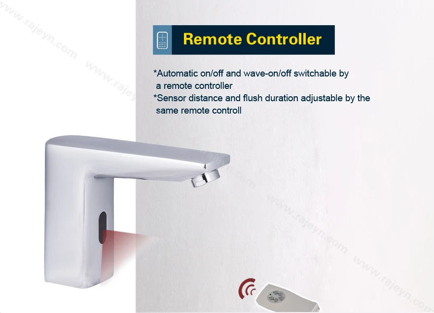 Chrome Automatic Commercial Touchless Basin Sensor Hand Free Faucet