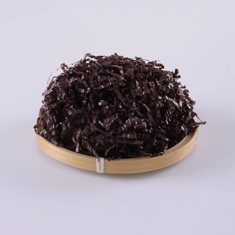 20GSM YS-041 Floral Yellow Filling Buffer Packaging Paper Kraft Wrap Protective Cushioning Paper Shreds