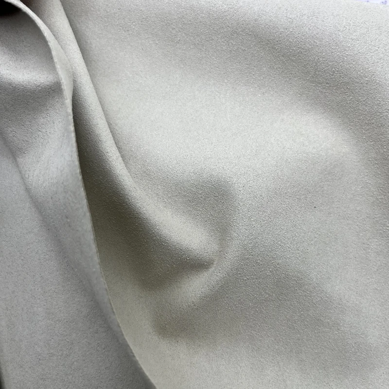 Super good quality 0.6mm suede microfiber leather for shoes lining backing artificial suede microfiber leather shoes material
